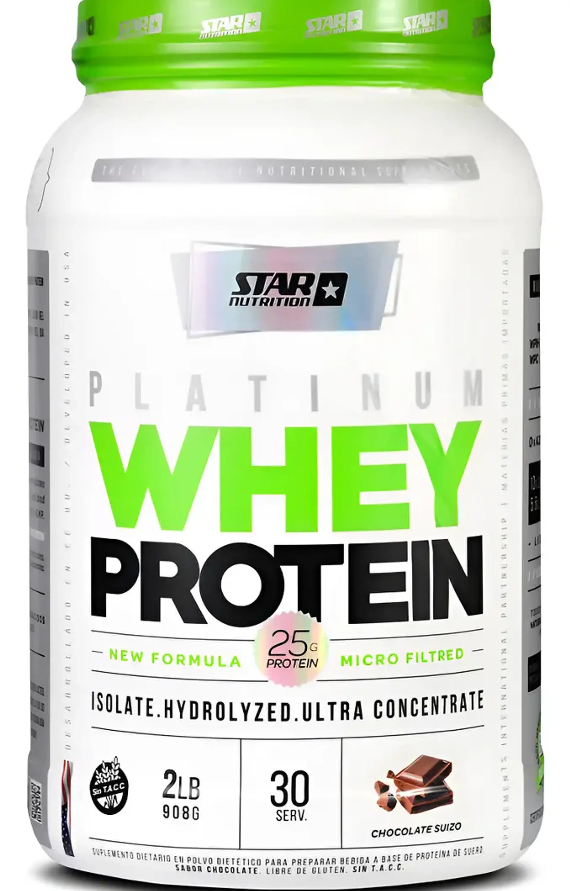 Platinum Whey Protein 2 LB Star Nutrition 1
