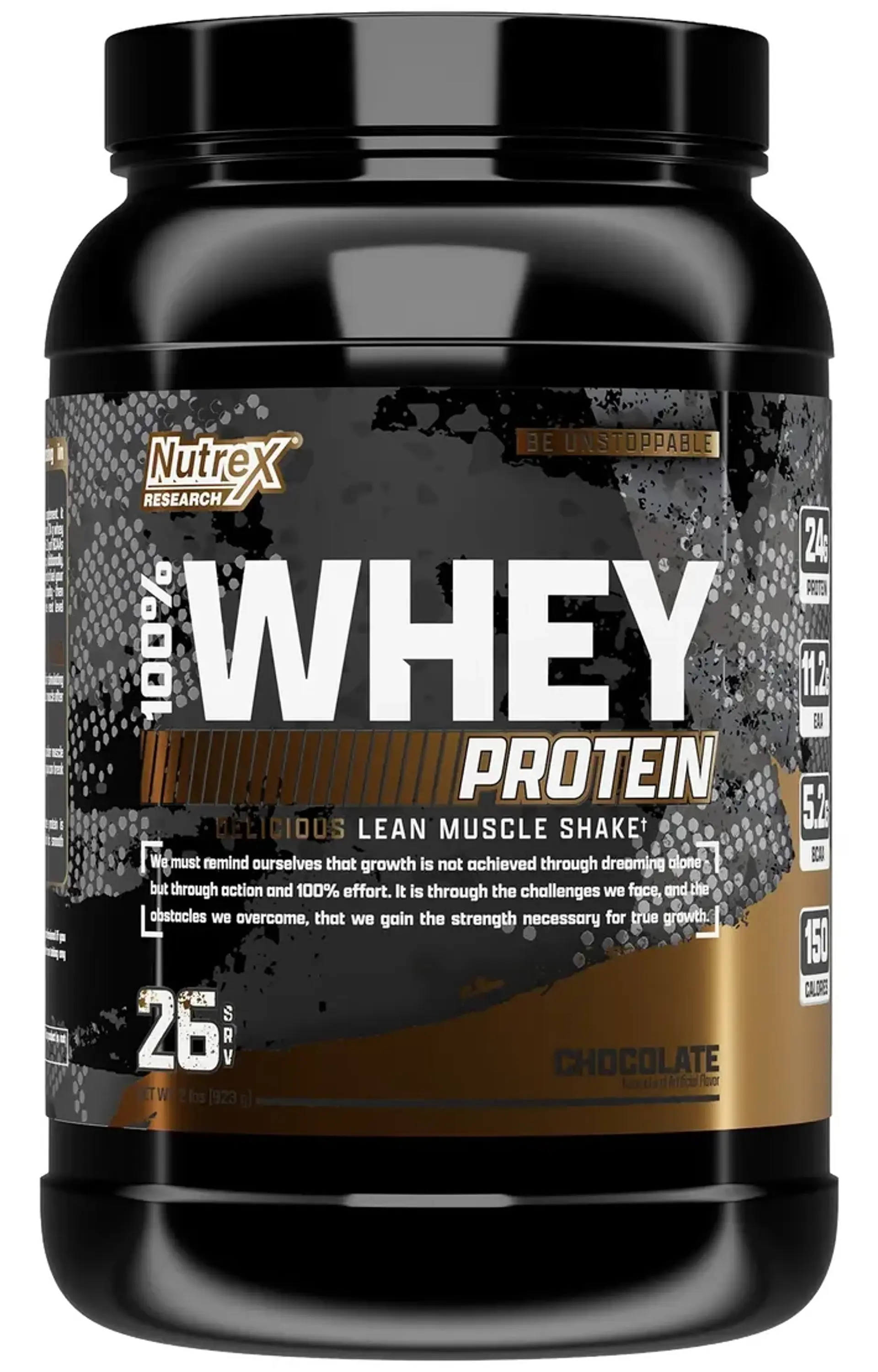 100% Whey 2 LB (choco/vainilla) Nutrex 2