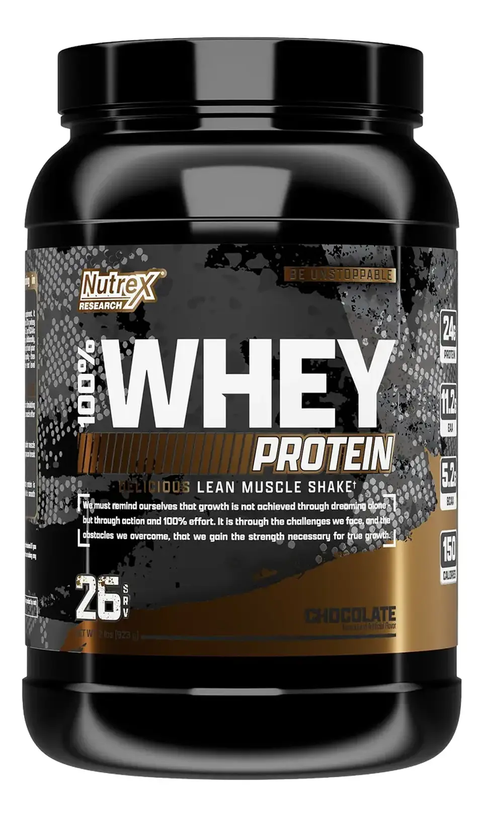 100% Whey 2 LB (choco/vainilla) Nutrex 2