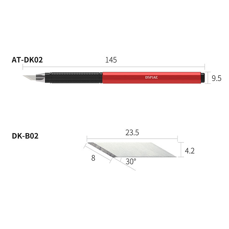 Preventa Dspiae - Cuchillo de Modelismo con cuerpo de aluminio 4