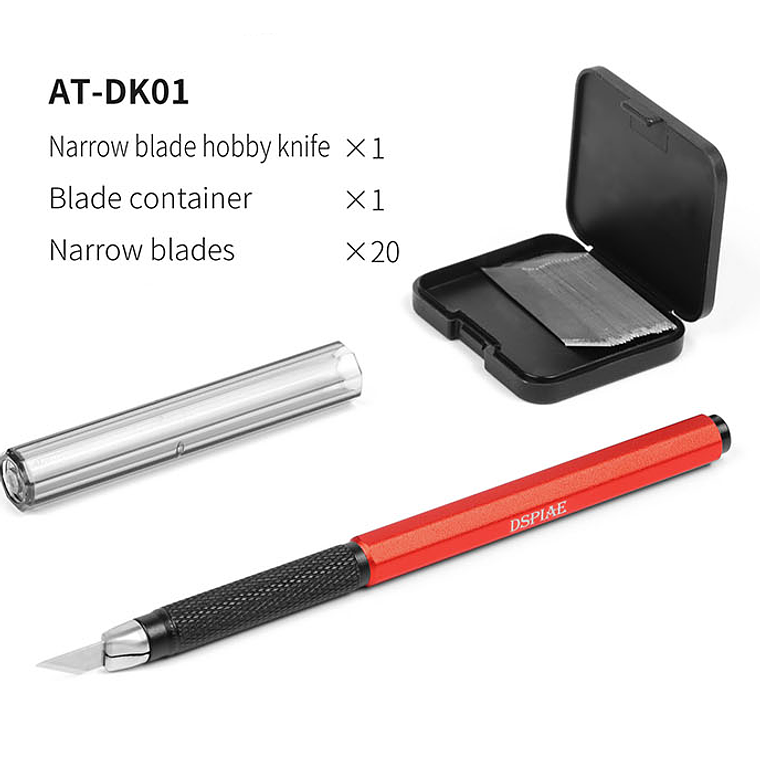Preventa Dspiae - Cuchillo de Modelismo con cuerpo de aluminio 7