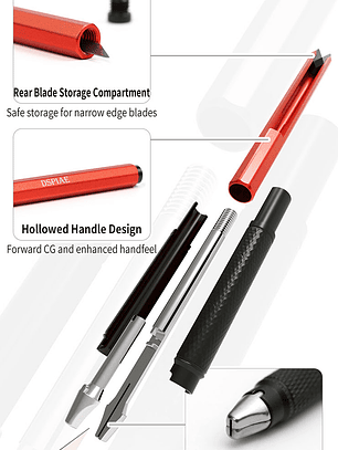Preventa Dspiae - Cuchillo de Modelismo con cuerpo de aluminio