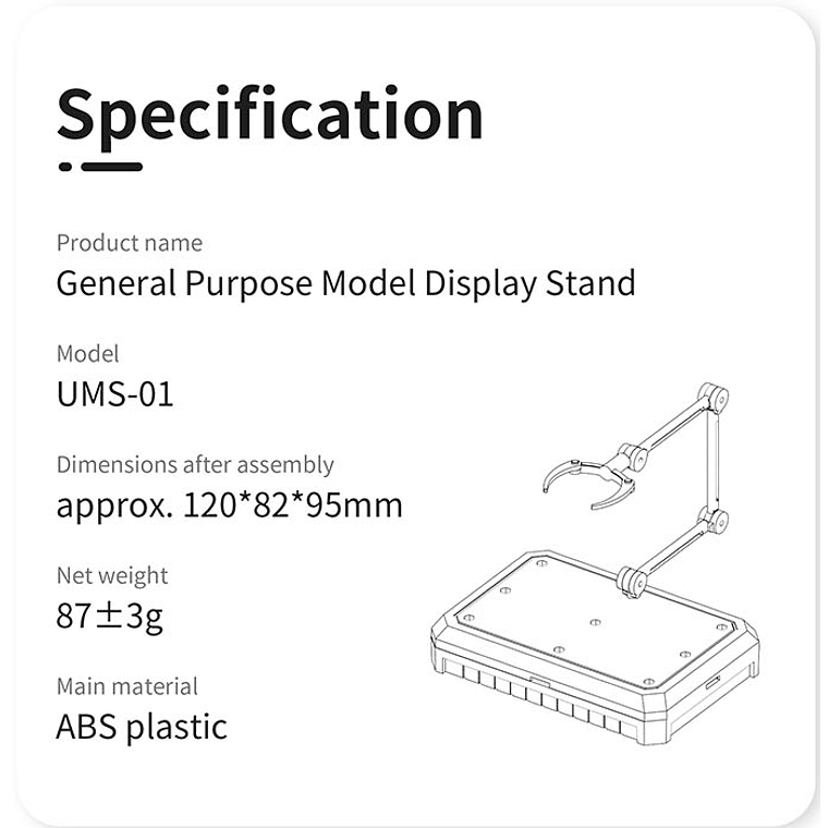 Preventa Dspiae - Base para modelos 8