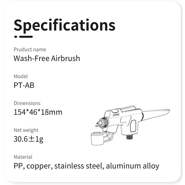 Preventa Dspiae - Aerógrafo sin lavado 9