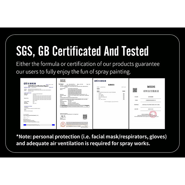 Preventa Dspiae - Pintura acrílica, barniz e imprimante 9