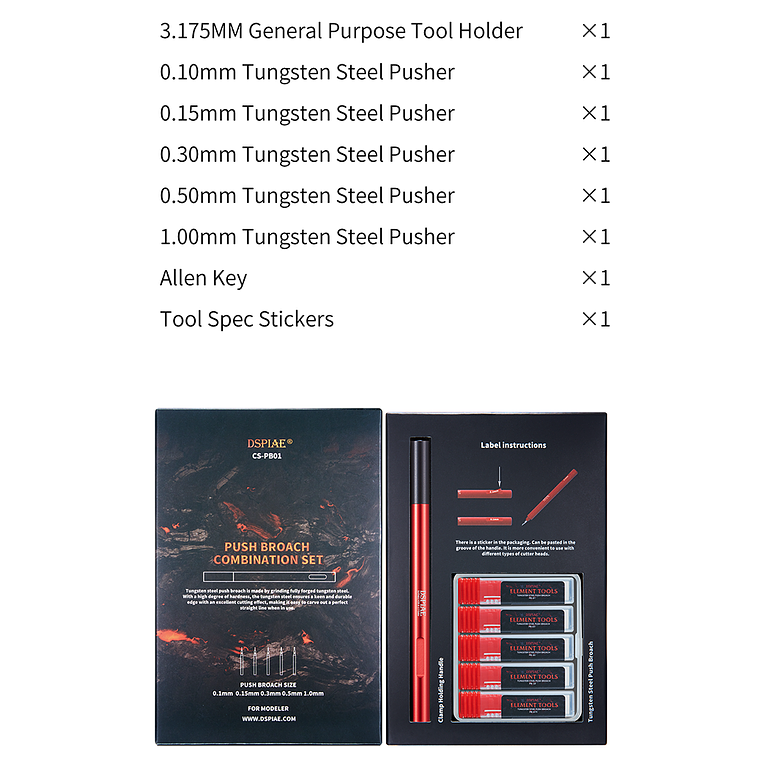 Preventa Dspiae - Set de herramientas de trazado 7