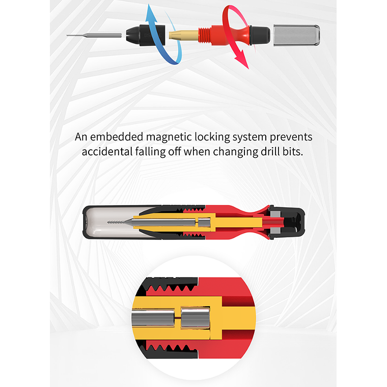 Preventa Dspiae - Taladro de mano de 3.175 3