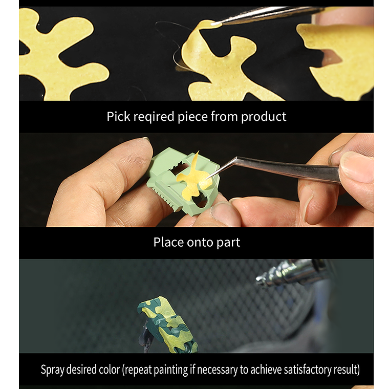 Preventa Dspiae - Cinta de enmascarar pre-cortada 7