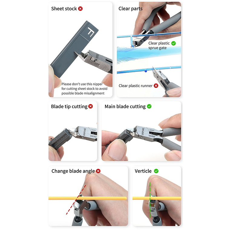 Dspiae - Alicate de corte de una hoja 5