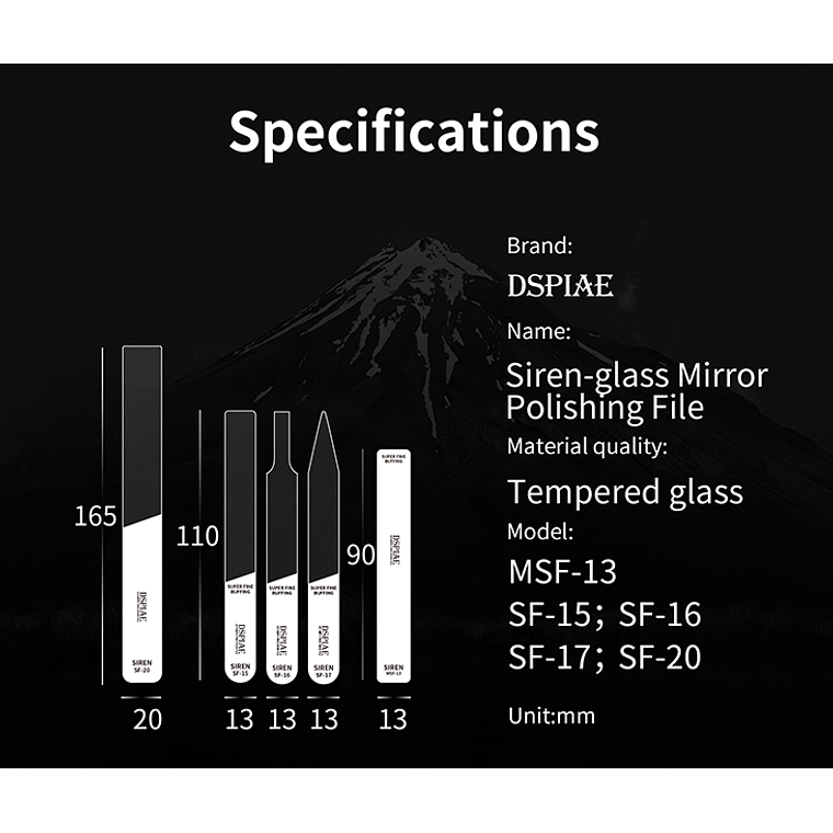 Dspiae - Lima de vidrio Siren 9