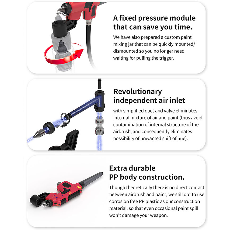 Dspiae - Aerógrafo sin lavado 7