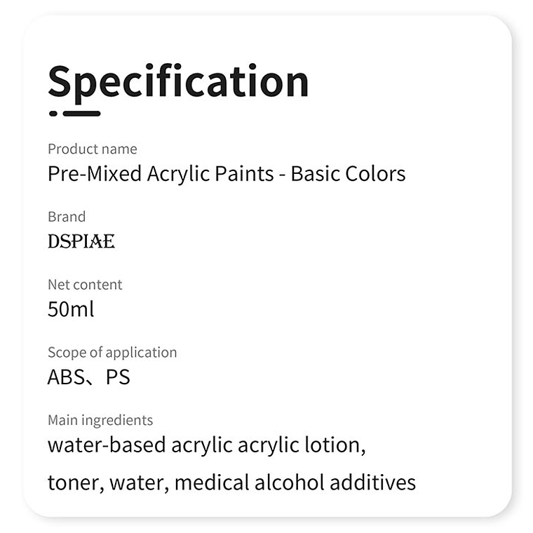 Dspiae - Pintura acrílica, barniz e imprimante 11