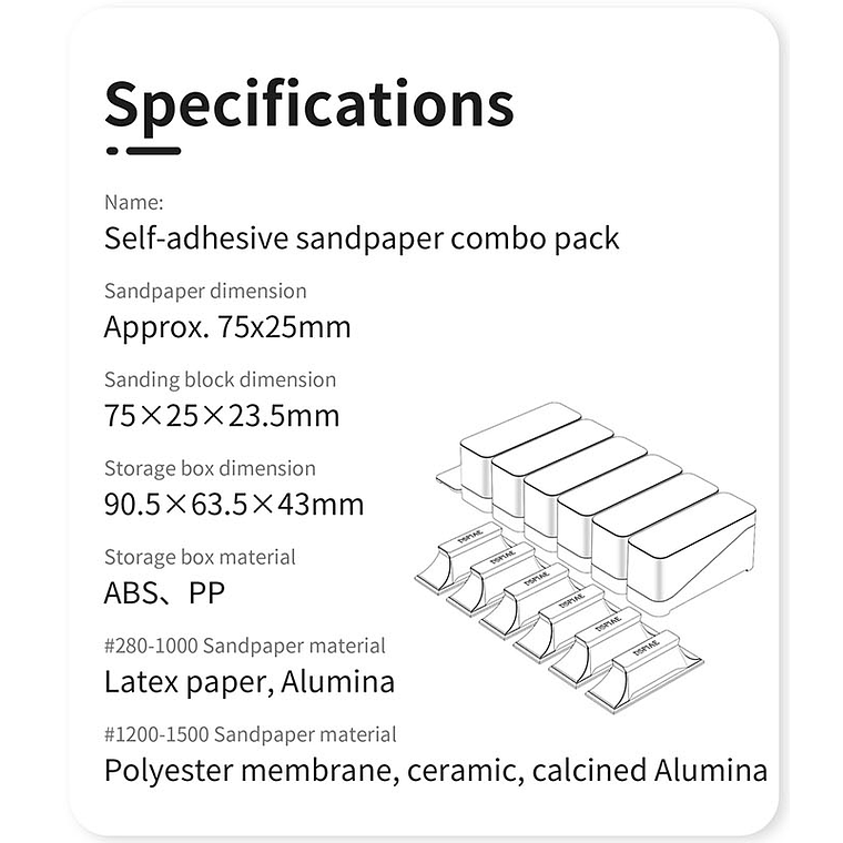 Dspiae - Lijas adhesivas 10