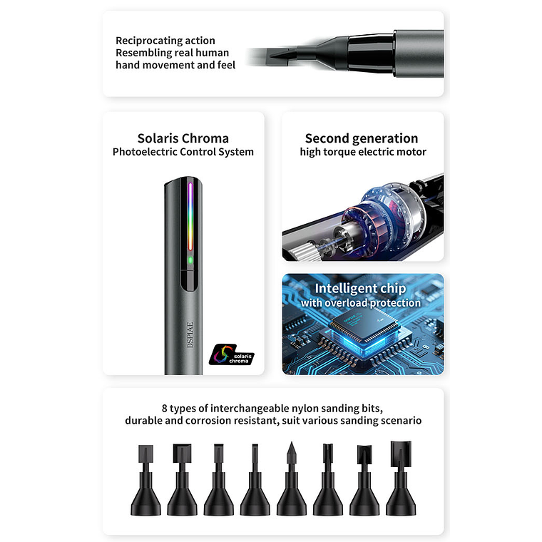 Dspiae - Illusive Shadow, lija automática 3