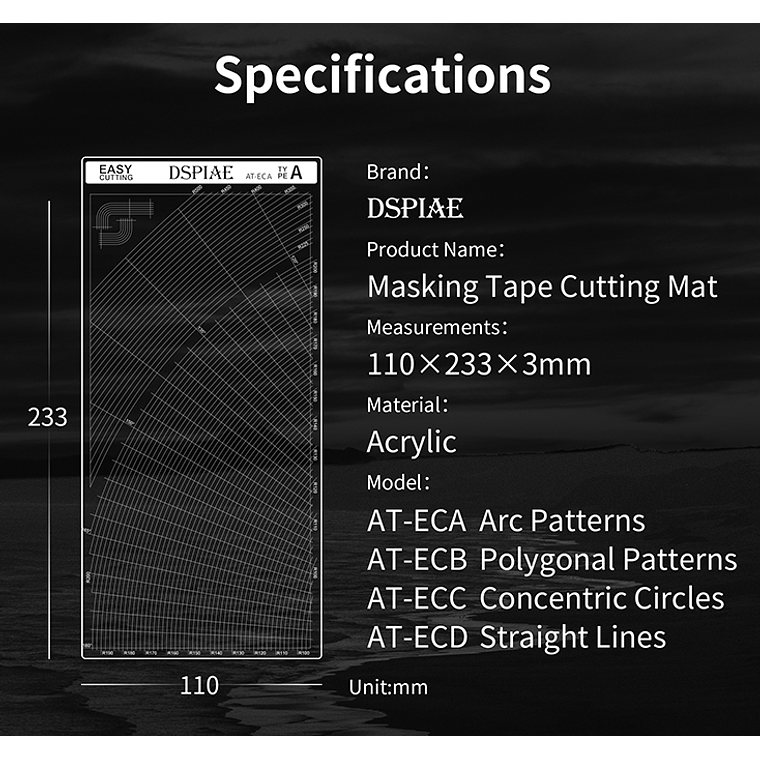 Dspiae - Alfombra de corte Acrílica 9