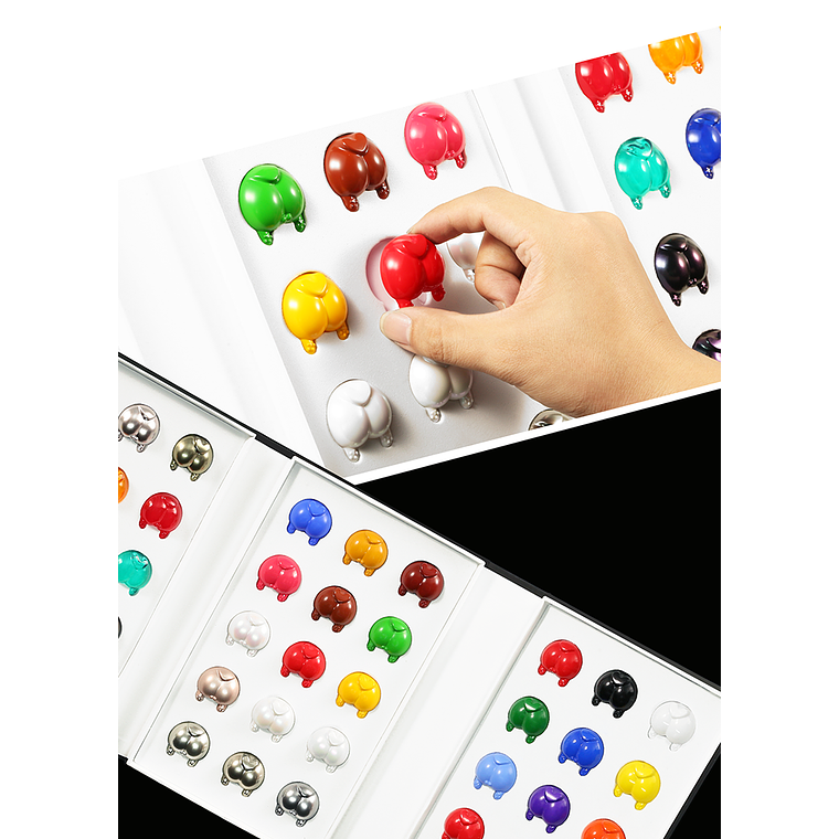 Dspiae - Potitos de corgi para testeo de colores 1