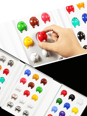 Dspiae - Potitos de corgi para testeo de colores