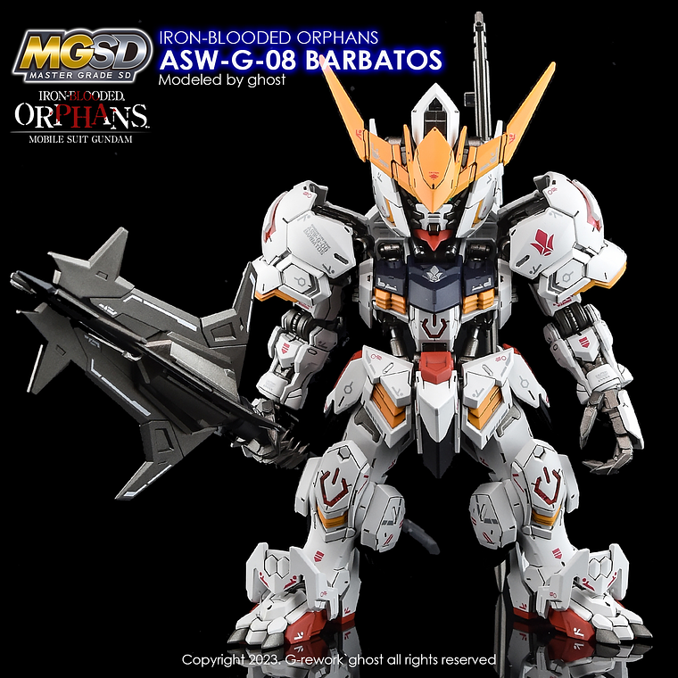 G-Rework - MGSD - Gundam Barbatos 3