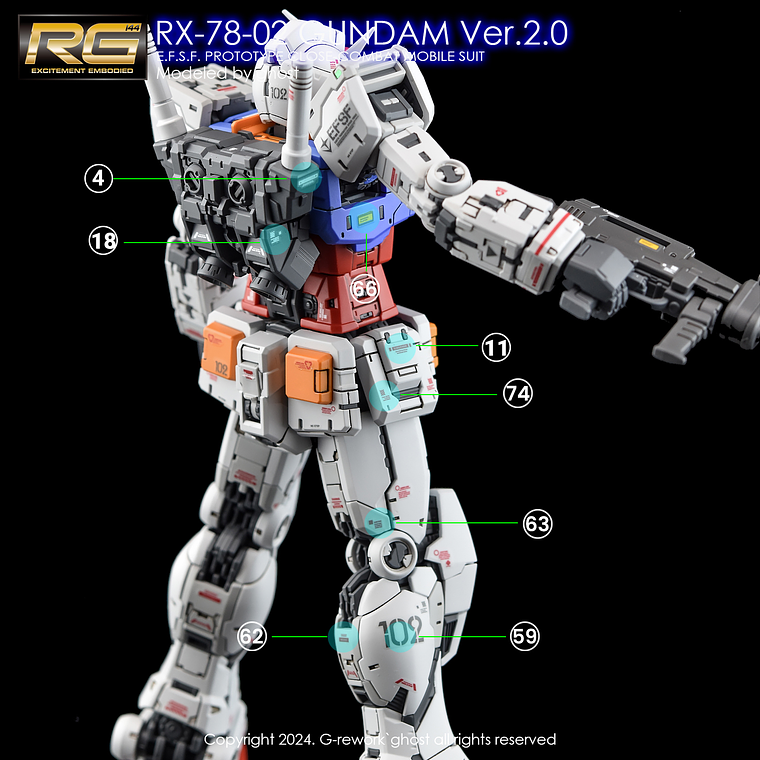 G-Rework - RG - RX-78 Gundam 2.0 16