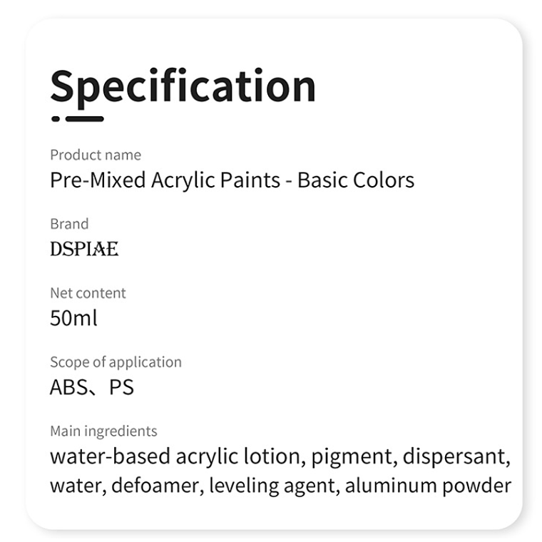 Dspiae - Pintura acrílica metálica 29