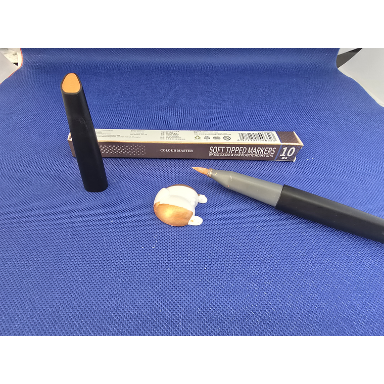 Dspiae - Marcadores acrílicos de punta suave dorados 6