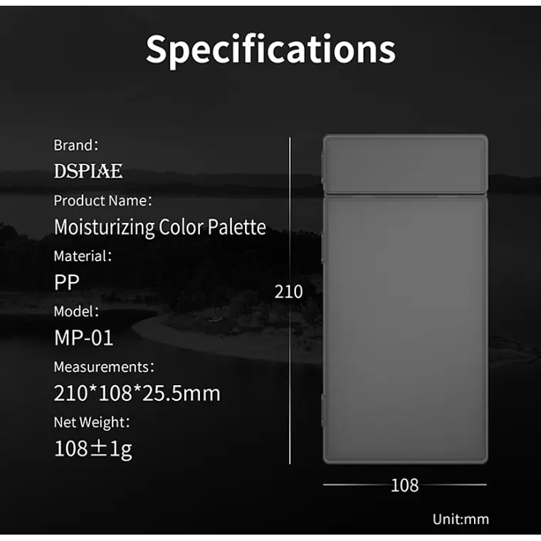 PREVENTA - Dspiae - Paleta humectante para pintura acrilica 7