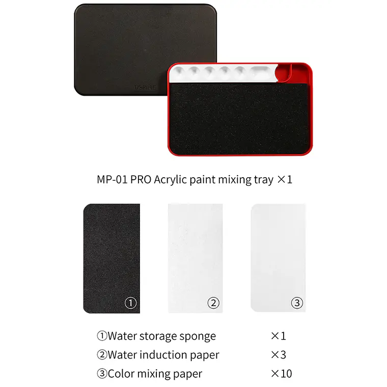 PREVENTA - Dspiae - Paleta humectante para pintura acrílica: Poseidon 9