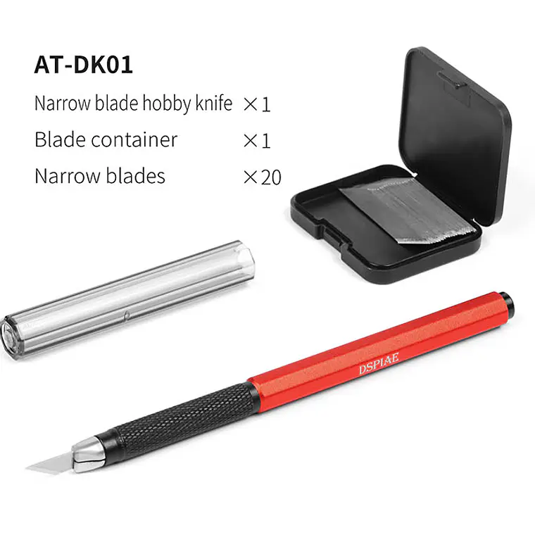 PREVENTA - Dspiae - Cuchillo de Modelismo con cuerpo de aluminio 4