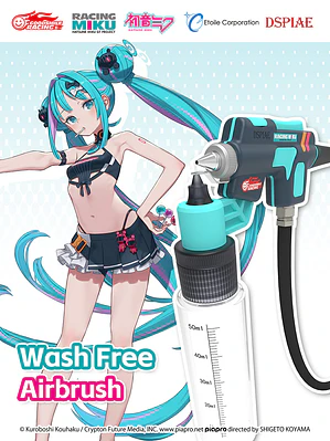 DSPIAE - (PT-AB-GSR2026) Aerografo sin lavado (Edicion Racing Miku)