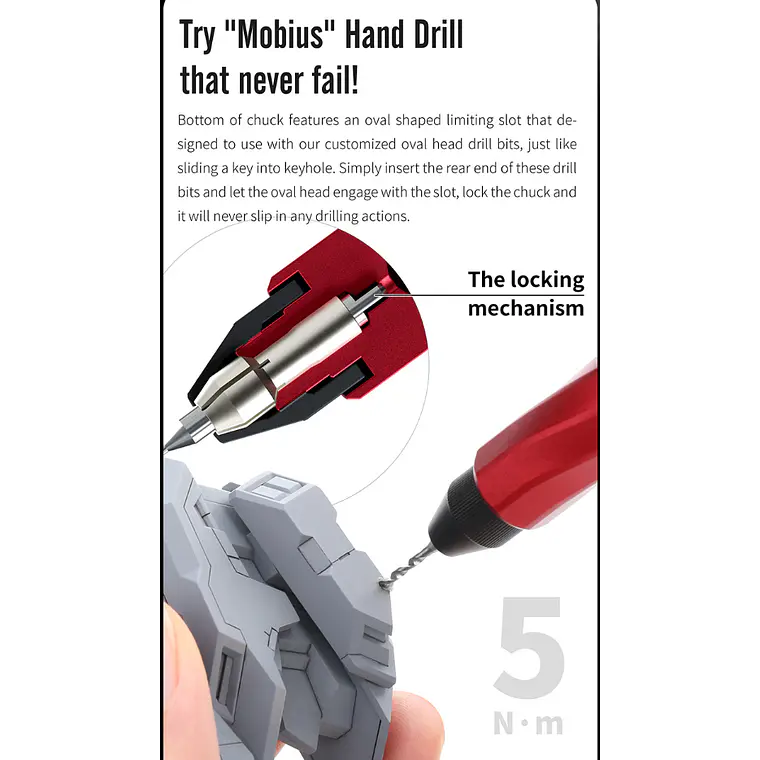 Dspiae - Taladro de mano Mobius 2