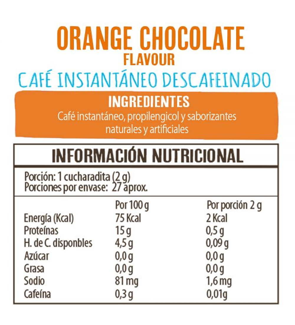 Cafe Orange Chocolate - Descafeinado 