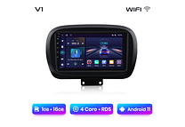 RD002 Android Fiat 500X 2014-2020 1GB a 8GB RAM e 16GB a 128GB ROM com ou sem Carplay