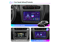 RD004 Android Seat Leon 2 MK2 2005-2011 1GB a 8GB RAM e 16GB a 128GB ROM com ou sem Carplay