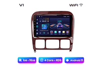 RD006 Android Mercedes s-class w220 1998-2005 1GB a 8GB RAM e 16GB a 128GB ROM com ou sem Carplay