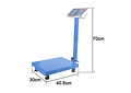 IMP0205 Balança Eletrônica Escala Plataforma Pesada, Display Digital, 30kg, 150kg, 220V