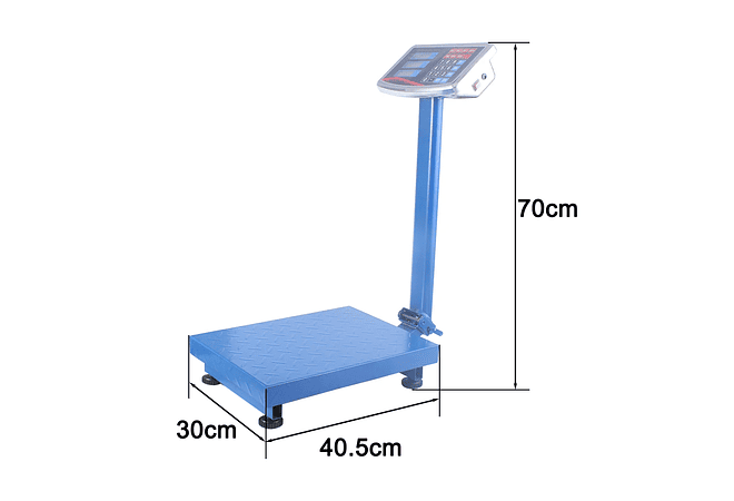 IMP0205 Balança Eletrônica Escala Plataforma Pesada, Display Digital, 30kg, 150kg, 220V