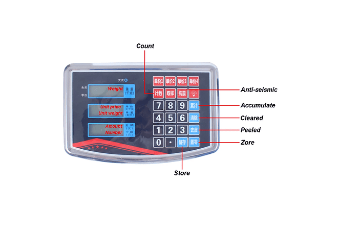IMP0205 Balança Eletrônica Escala Plataforma Pesada, Display Digital, 30kg, 150kg, 220V