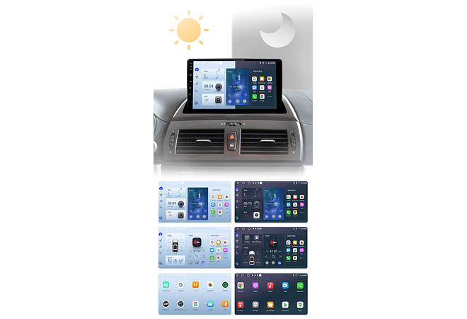 RD008 Android Bmw x3 e83 2003-2011 1GB a 8GB RAM e 16GB a 128GB ROM com ou sem Carplay