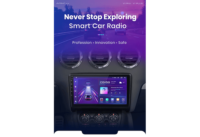 RD010 Android Audi TT mk2 8j 2006-2014 1GB a 8GB RAM e 16GB a 128GB ROM com ou sem Carplay