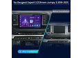 RD015 Android Peugeot expert 3 citroen jumpy 3 espaçador 2016-2021 1GB a 8GB RAM e 16GB a 128GB ROM com ou sem Carplay