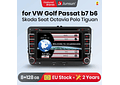RD018 Android Volkswagen golf passat b7 b6 skoda assento octavia polo tiguan 1GB a 8GB RAM e 16GB a 128GB ROM com ou sem Carplay