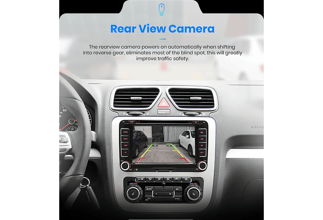 RD018 Android Volkswagen golf passat b7 b6 skoda assento octavia polo tiguan 1GB a 8GB RAM e 16GB a 128GB ROM com ou sem Carplay