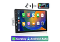 RD017 Auto rádio 1 din universal 9 polegadas com carplay e android auto 