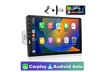 RD017 Auto rádio 1 din universal 9 polegadas com carplay e android auto 