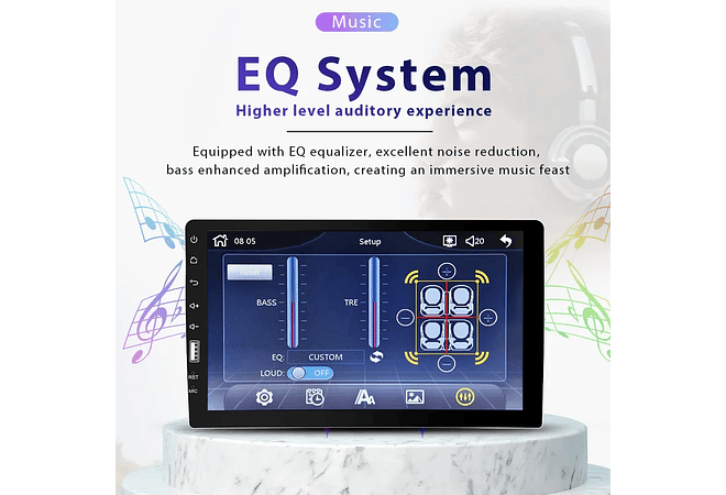 RD017 Auto rádio 1 din universal 9 polegadas com carplay e android auto 