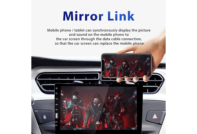 RD017 Auto rádio 1 din universal 9 polegadas com carplay e android auto 