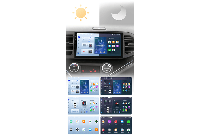 RD020 Android Kia picanto 2011-2016 1GB a 8GB RAM e 16GB a 128GB ROM com ou sem Carplay