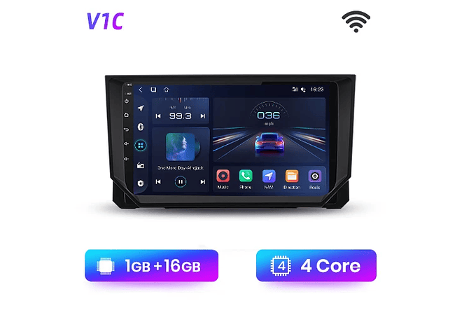 RD025 Android Seat IBIZA 2017-2020 1GB a 8GB RAM e 16GB a 128GB ROM com ou sem Carplay