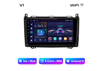 RD026 Android Mercedes w169 w245 b200 w906 sprinter w639 vito 1GB a 8GB RAM e 16GB a 128GB ROM com ou sem Carplay