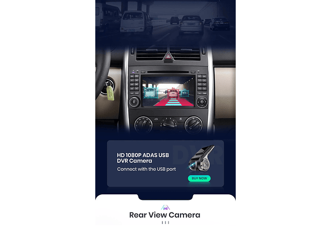 RD027 Android Mercedes b200 a b classe w169 w245 viano vito w639 sprinter w906 1GB a 8GB RAM e 16GB a 128GB ROM com ou sem Carplay